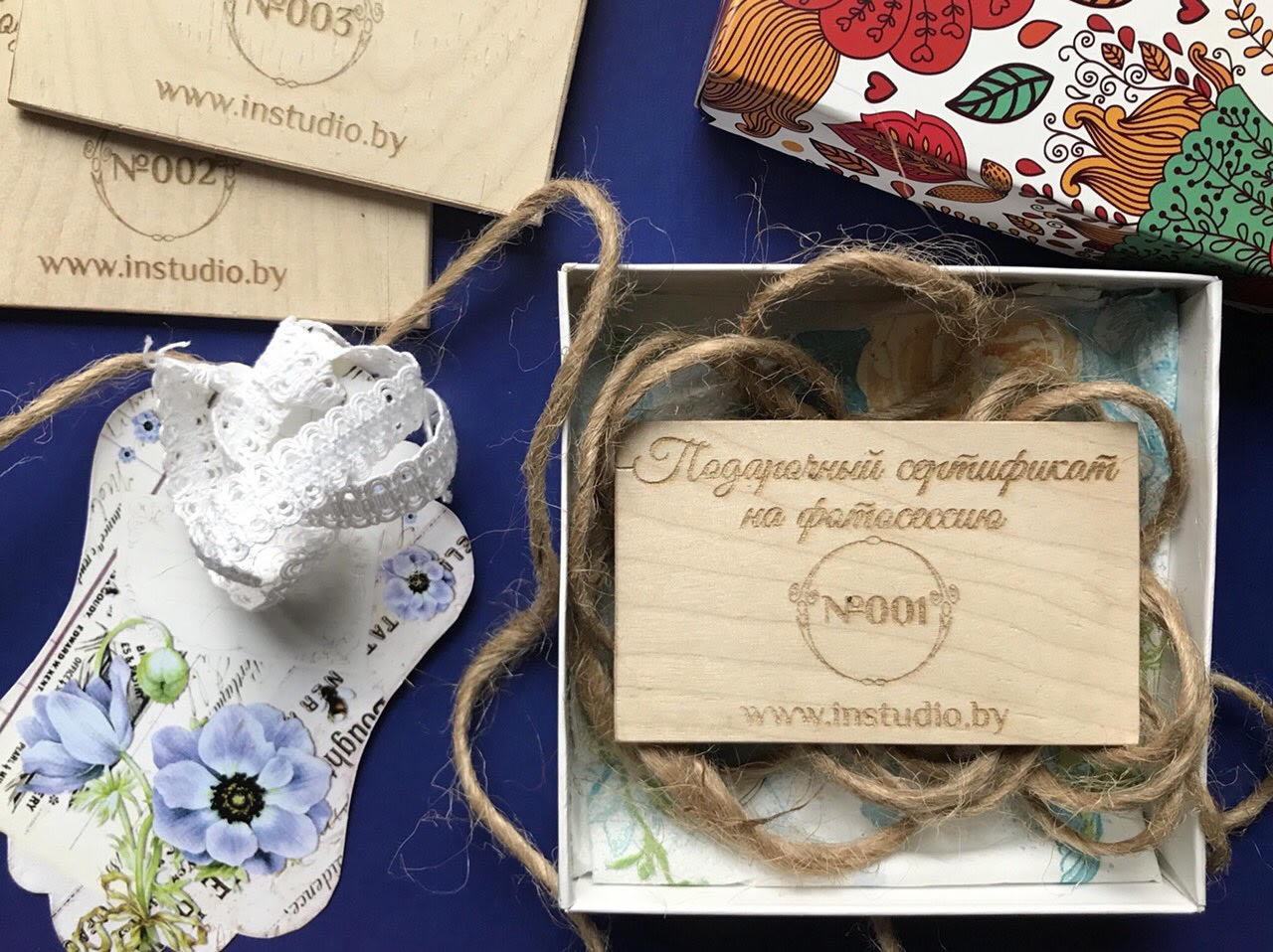 Подарочные сертификаты на фотосессию